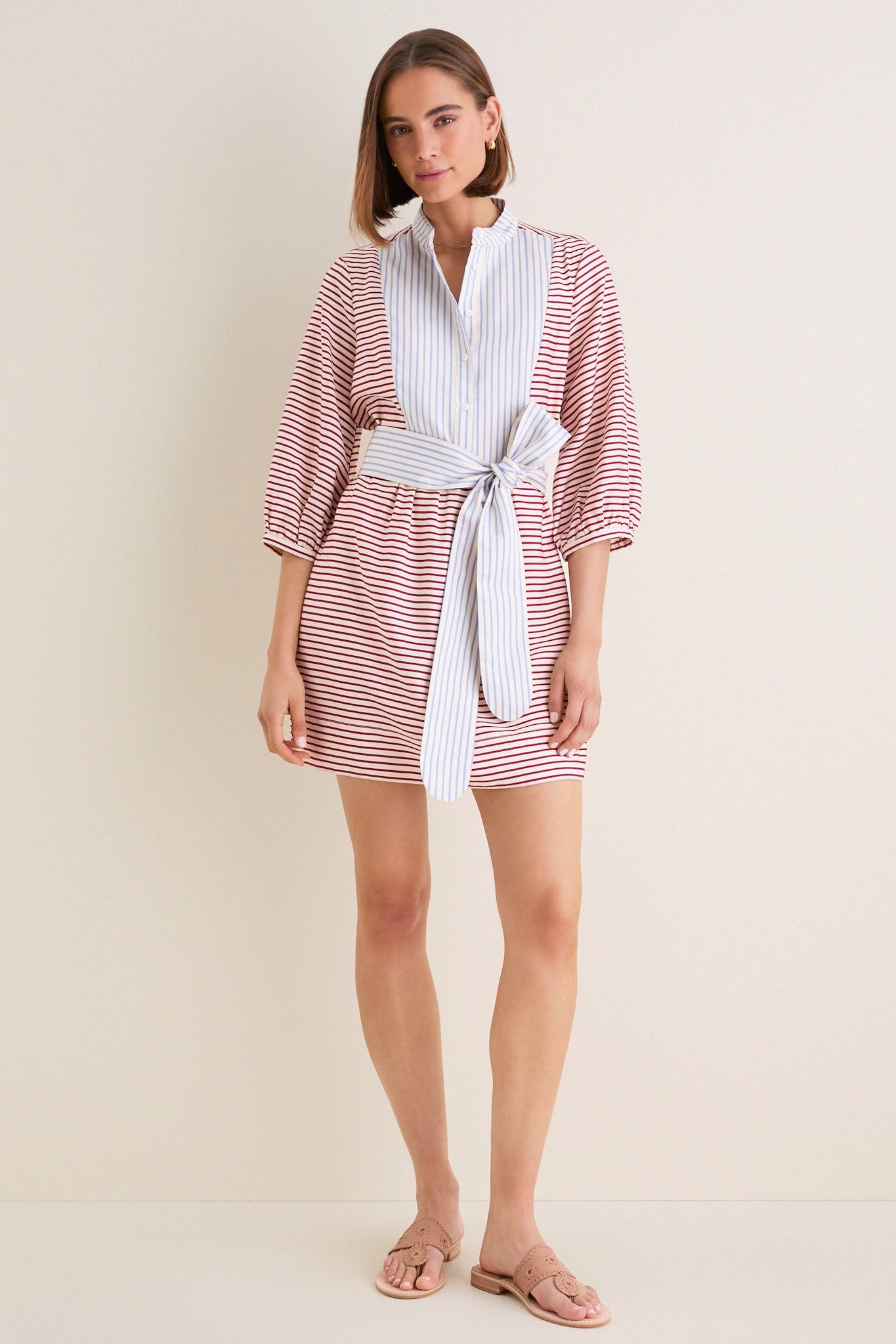 Cisco Stripe Calliope Mini Dress