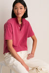Americana Red Pique Holmes Boyfriend Polo