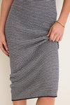 Navy Stripe Ranie Sweater Dress