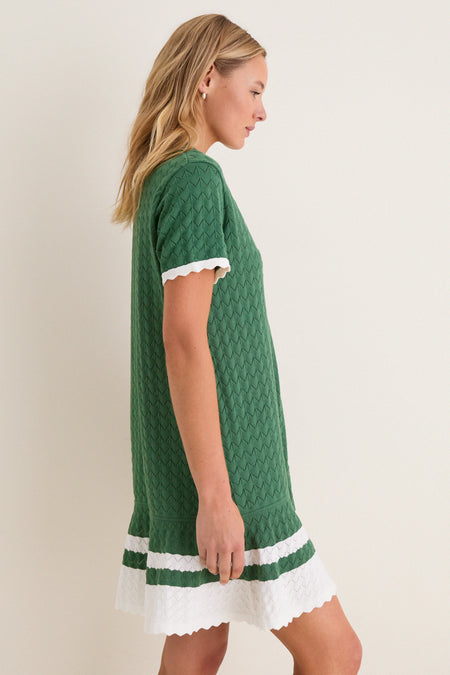 Mountain View May Sweater Polo Dress