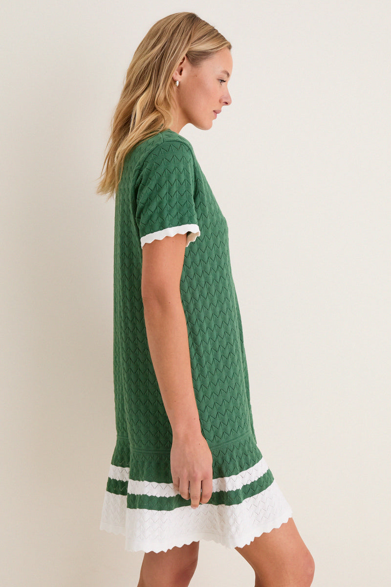 Mountain View May Sweater Polo Dress