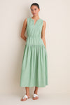 Green Stripe Charlotte Dress