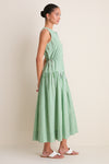 Green Stripe Charlotte Dress