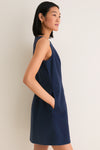 Navy Chino Rhoda Mini Dress