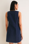 Navy Chino Rhoda Mini Dress