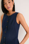 Navy Chino Rhoda Mini Dress