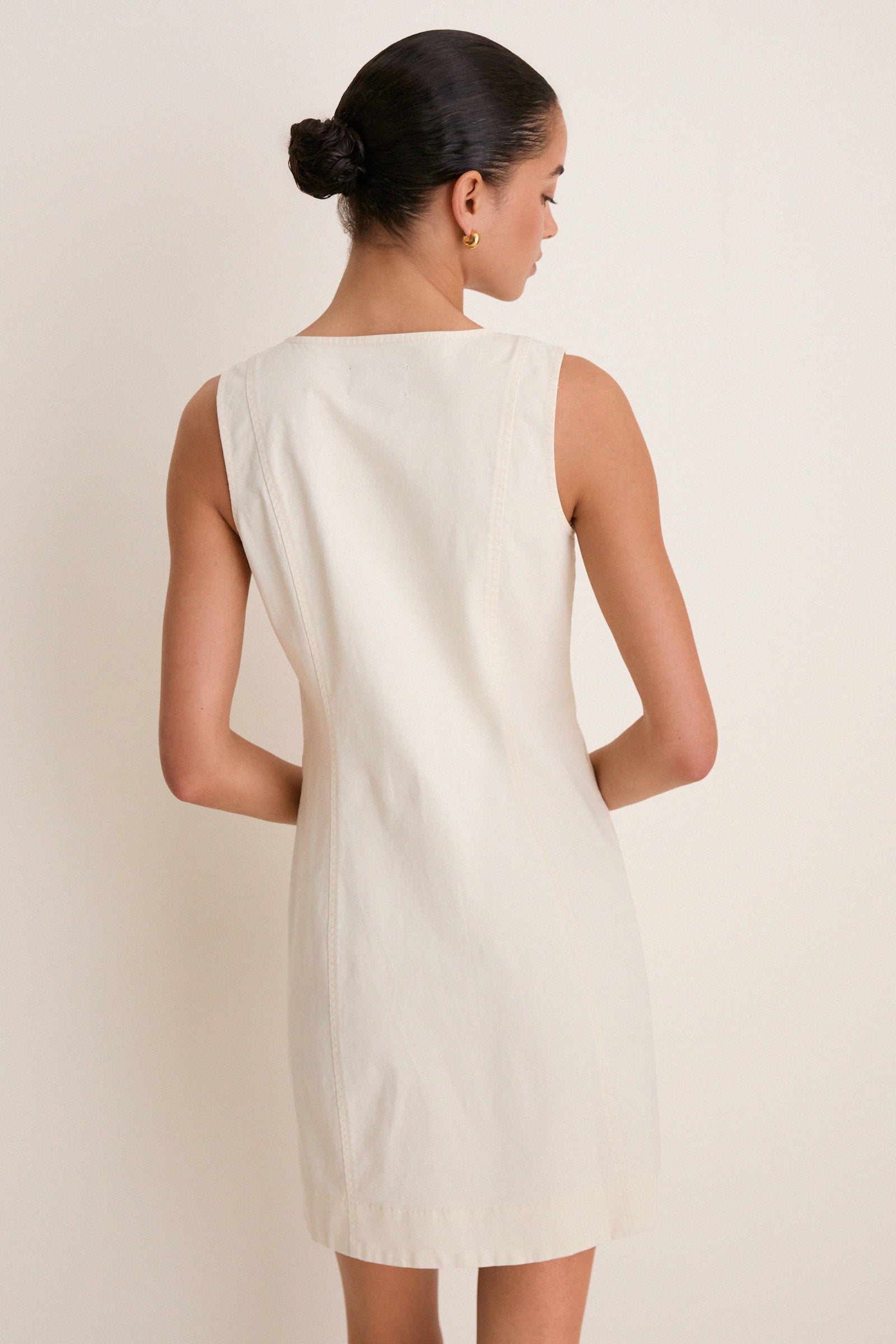 Stone Chino Rhoda Mini Dress