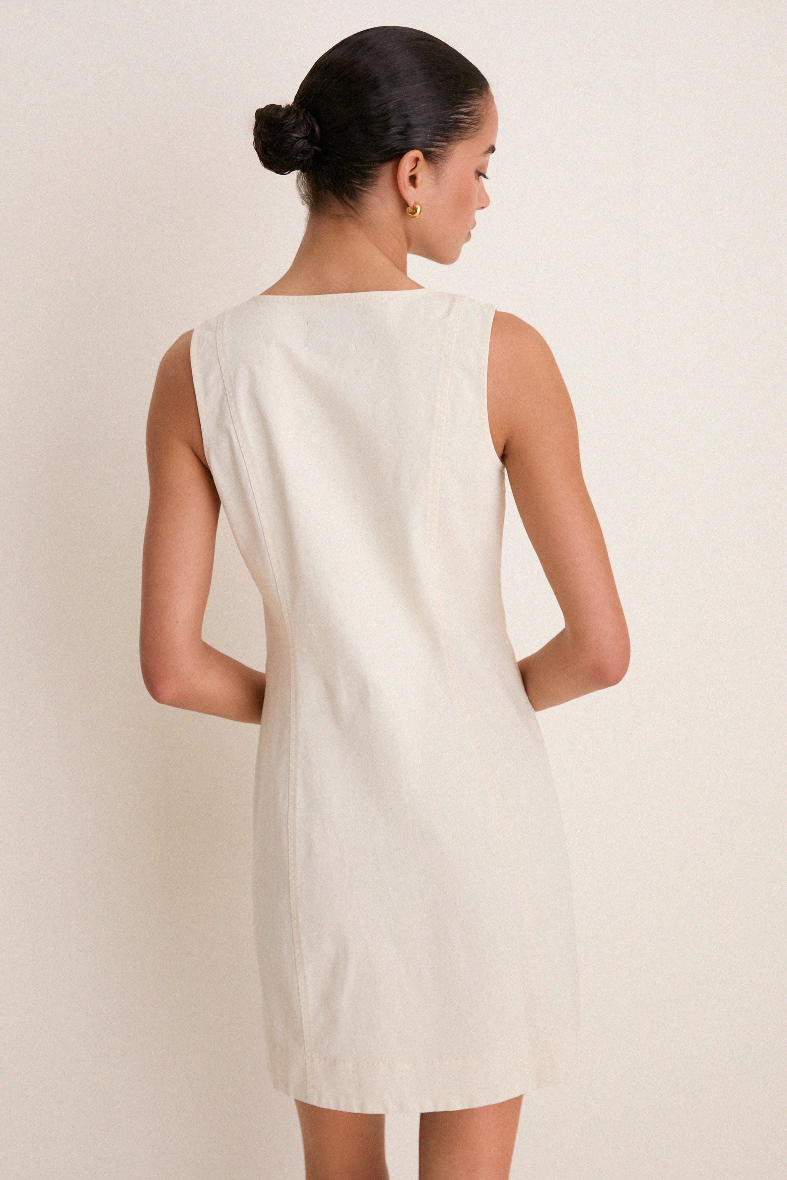 Stone Chino Rhoda Mini Dress