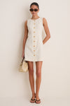Stone Chino Rhoda Mini Dress