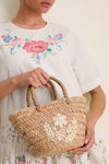 Natural Mini Lotus Tote
