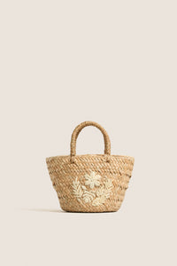 Natural Mini Lotus Tote