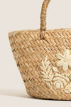 Natural Mini Lotus Tote