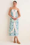 Blue and Natural Carmen Clutch