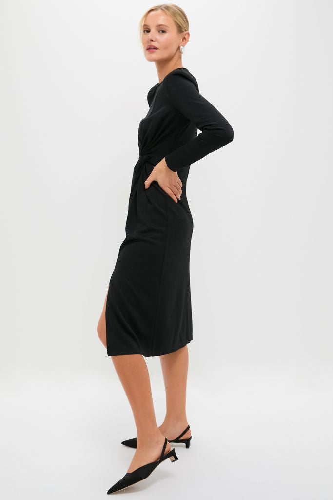 Black Jersey Knit Wilbanks Midi Dress | Tuckernuck Black Jersey Knit Wilbanks Midi Dress | Tuckernuck