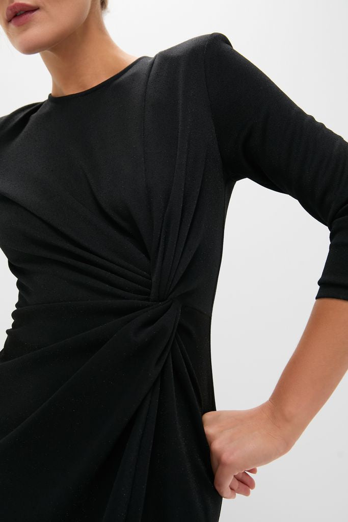 Black Jersey Knit Wilbanks Midi Dress | Tuckernuck