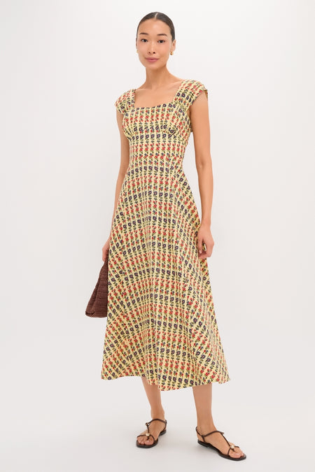 Victory Garden Floral Akins Maxi Dress