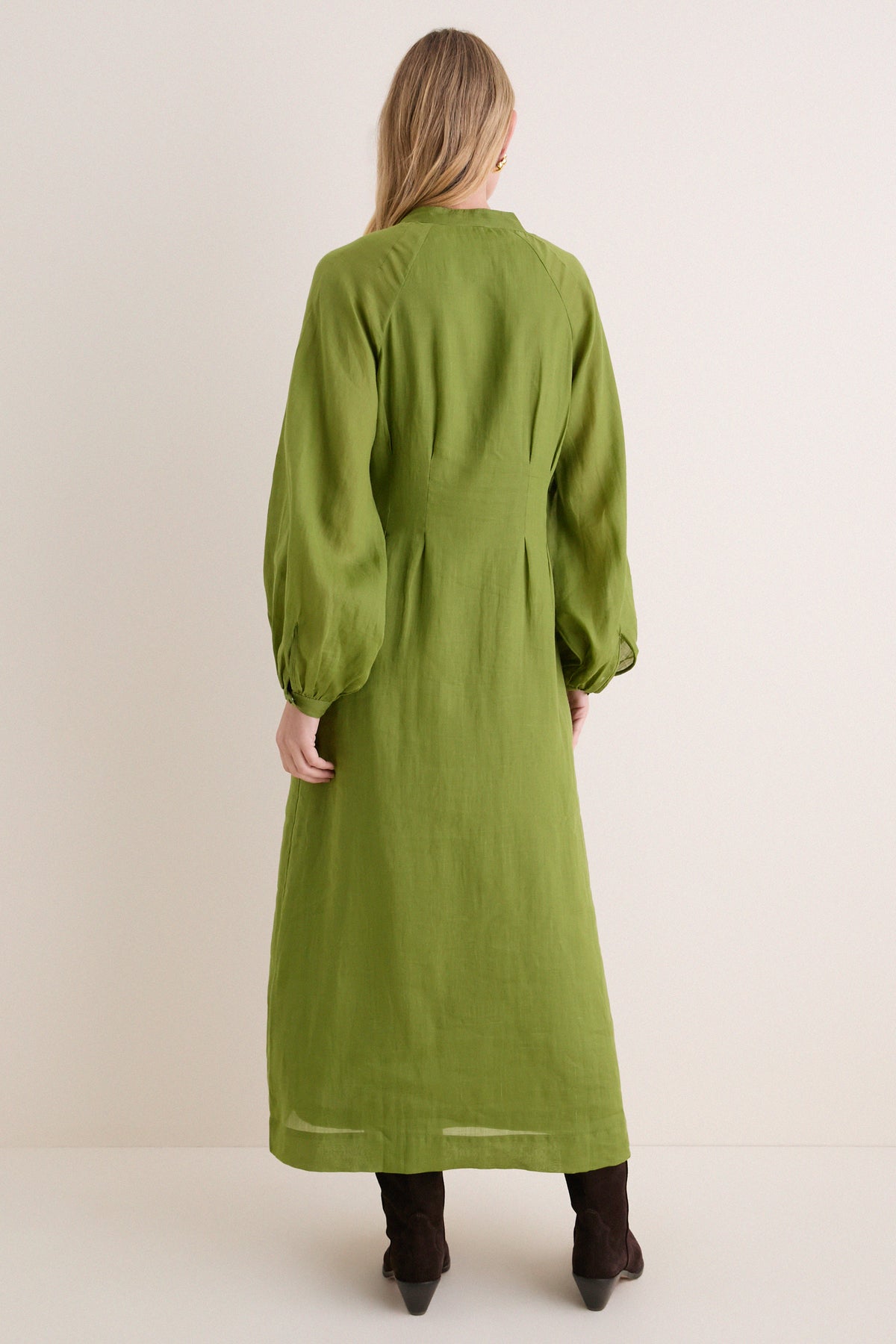 Cedar Green Button Down Granier Dress