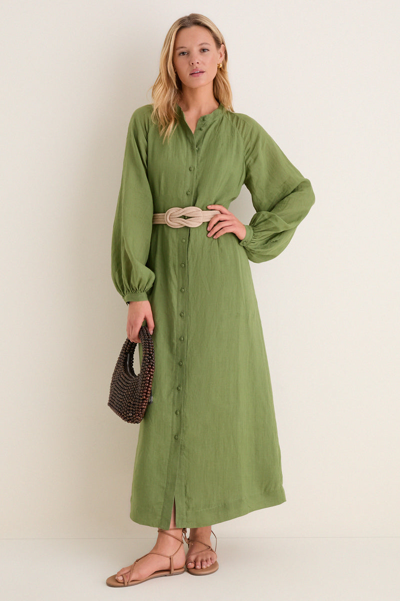 Cedar Green Button Down Granier Dress | Tuckernuck