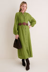 Cedar Green Button Down Granier Dress