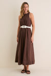 Chestnut Rope Belt Leonie Dress