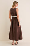 Chestnut Rope Belt Leonie Dress