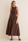 Chestnut Rope Belt Leonie Dress