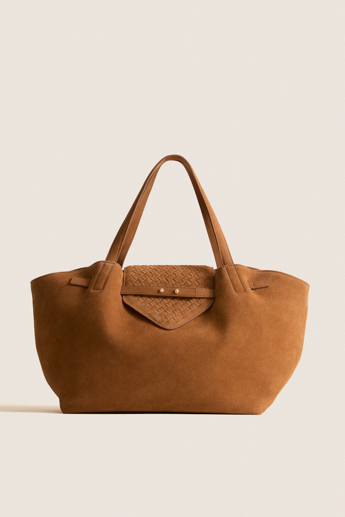 Camel Suede Blaine Tote