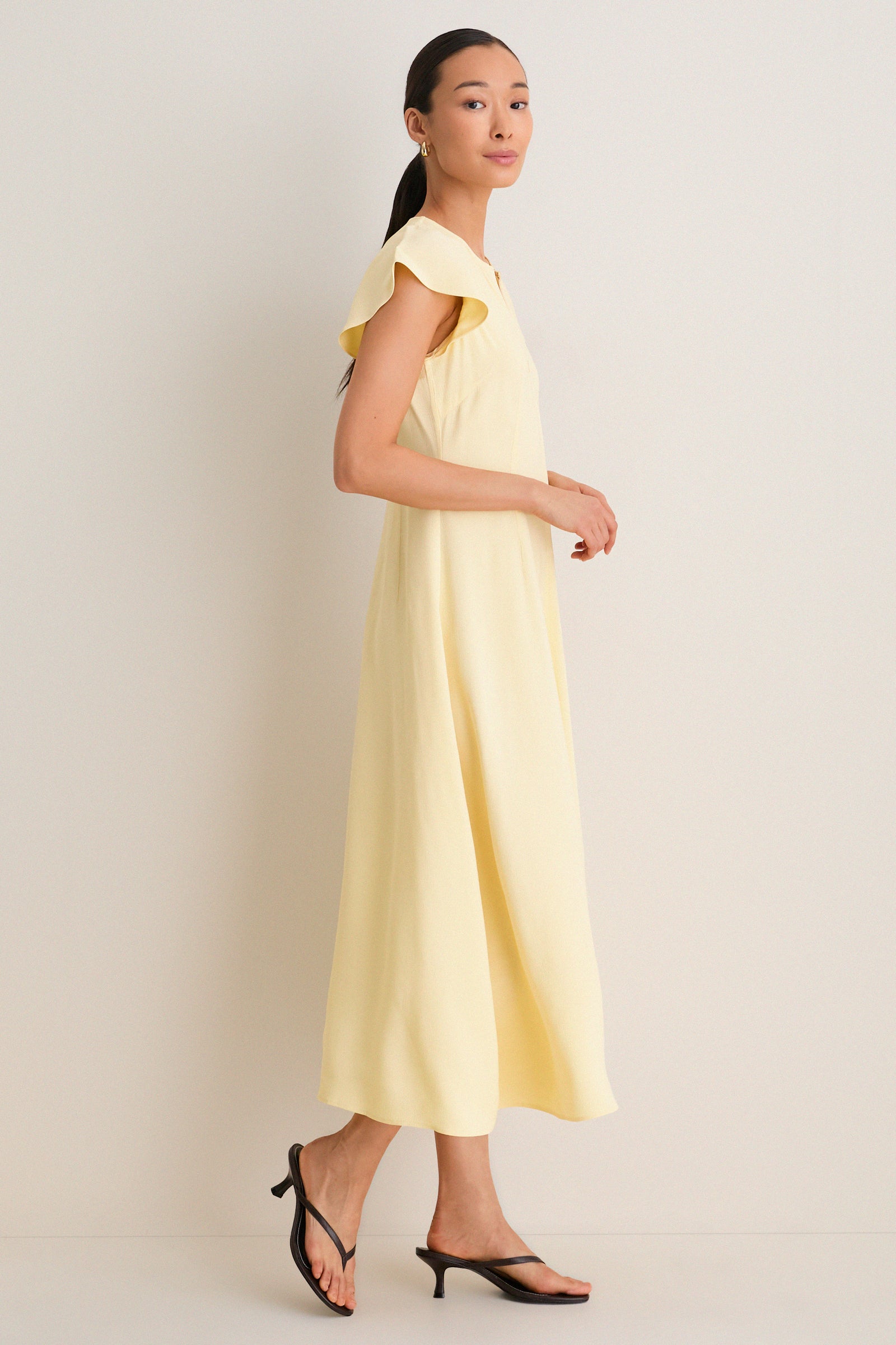 Double Cream Gisa Zip Dress