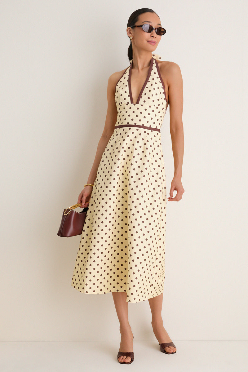 Vanilla and Chocolate Bowie Dress