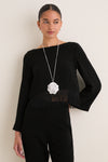 Black Bianca Blouse