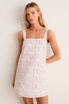 Watercolour Floral Charlotte Mini Dress