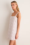 Watercolour Floral Charlotte Mini Dress