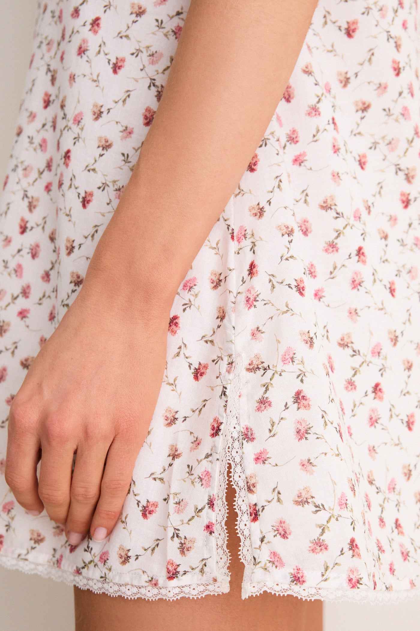Watercolour Floral Charlotte Mini Dress