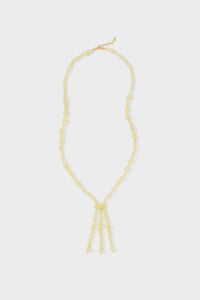 Yellow Beaded Nelly Necklace
