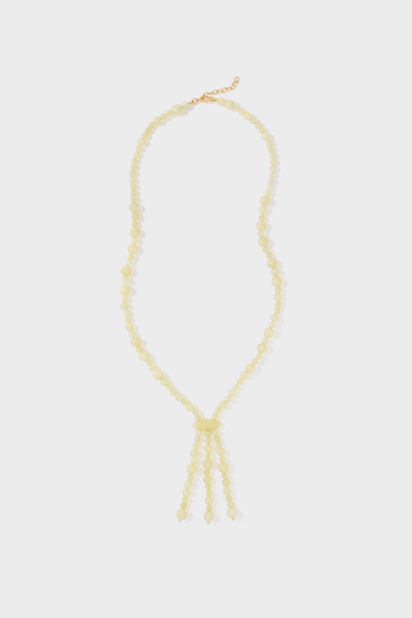 Yellow Beaded Nelly Necklace