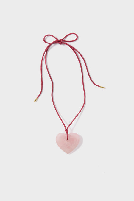 Blush Semi Precious Quartz Amelie Necklace