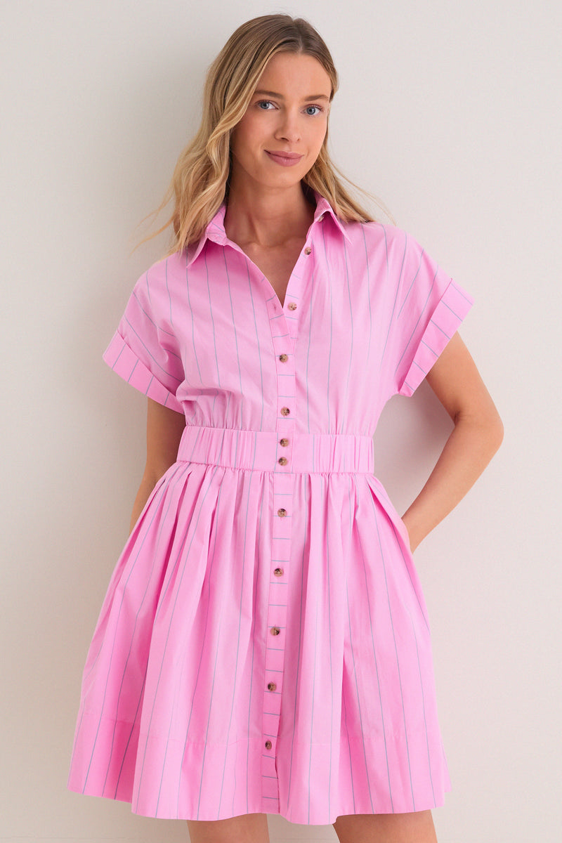 Watermelon Stripe Howard Dress