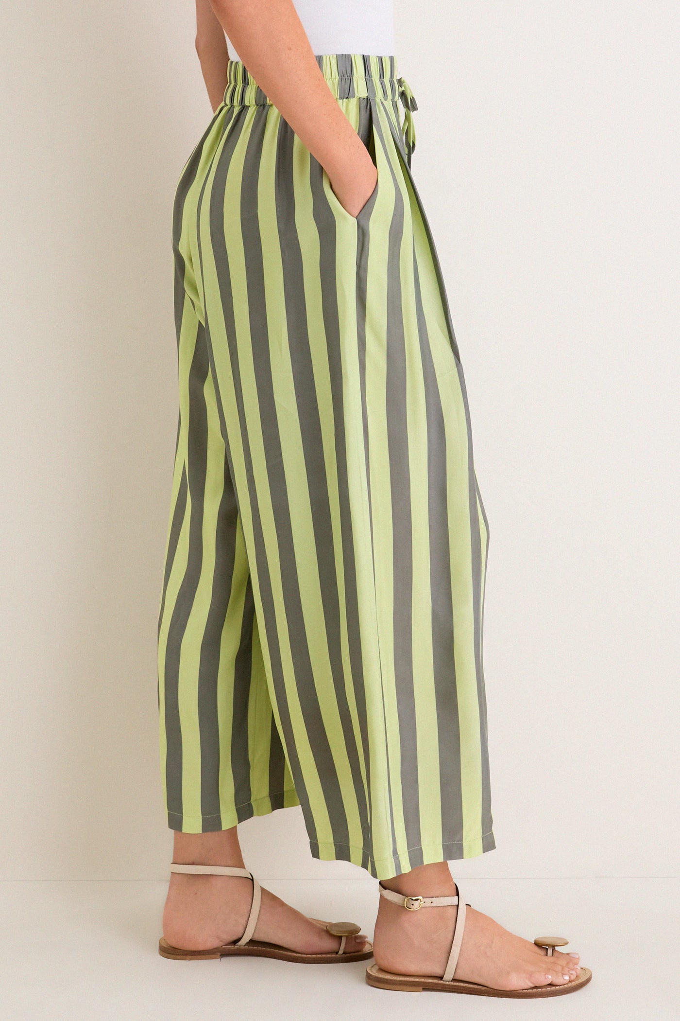 Evergreen Stripe Cyprus Pant