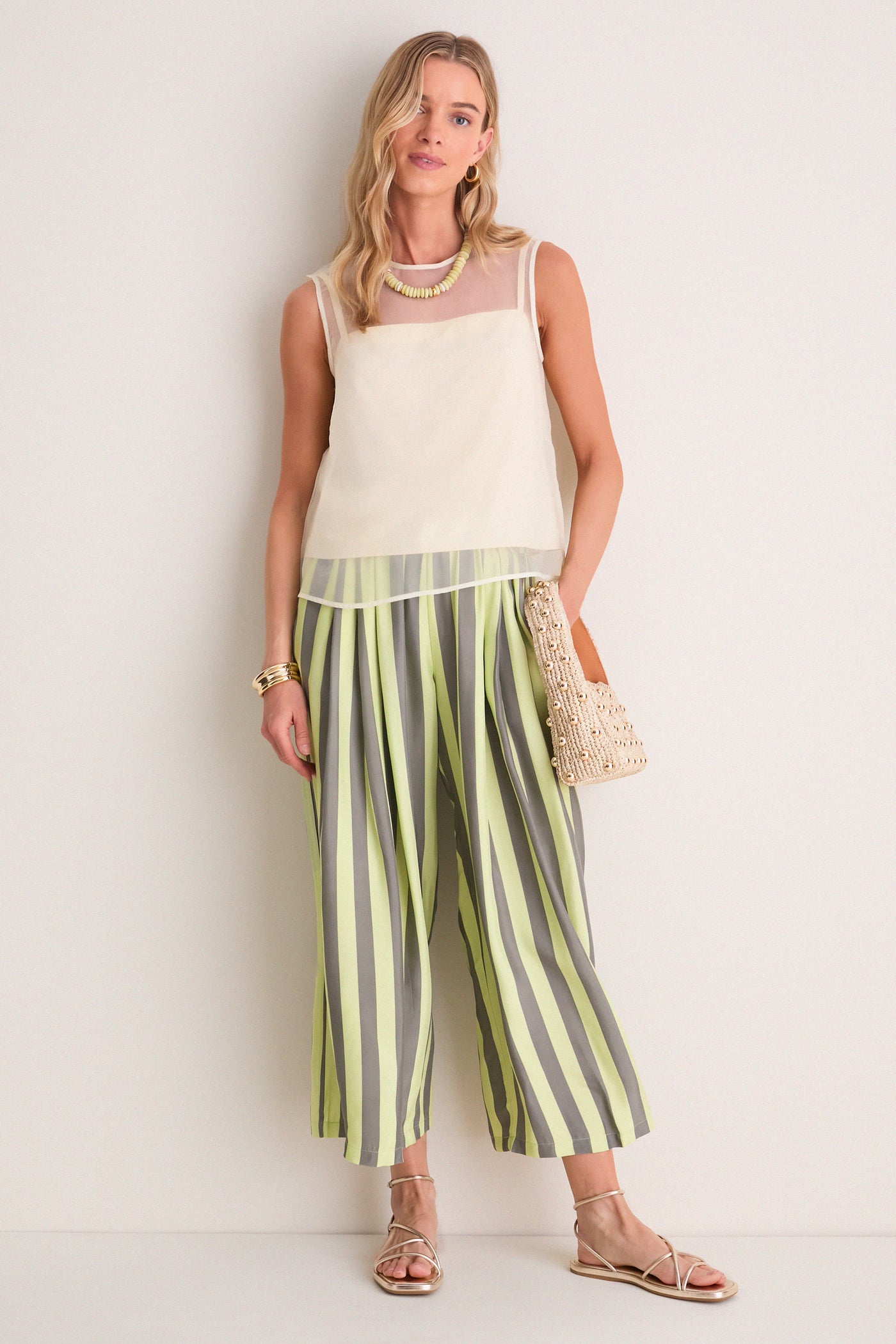 Evergreen Stripe Cyprus Pant