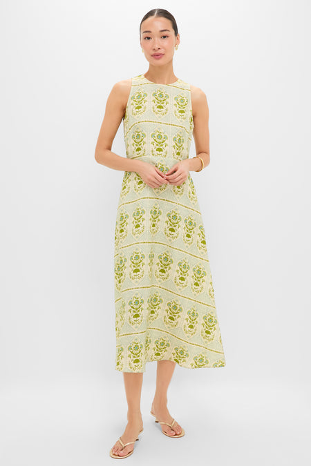 green emerald velvet dress Newberry Dress | Spaghetti Strap Linen Dress