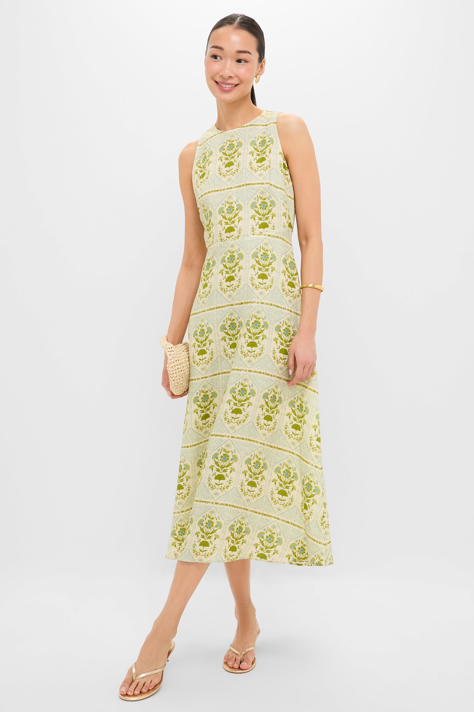 Green Trellis Faith Dress