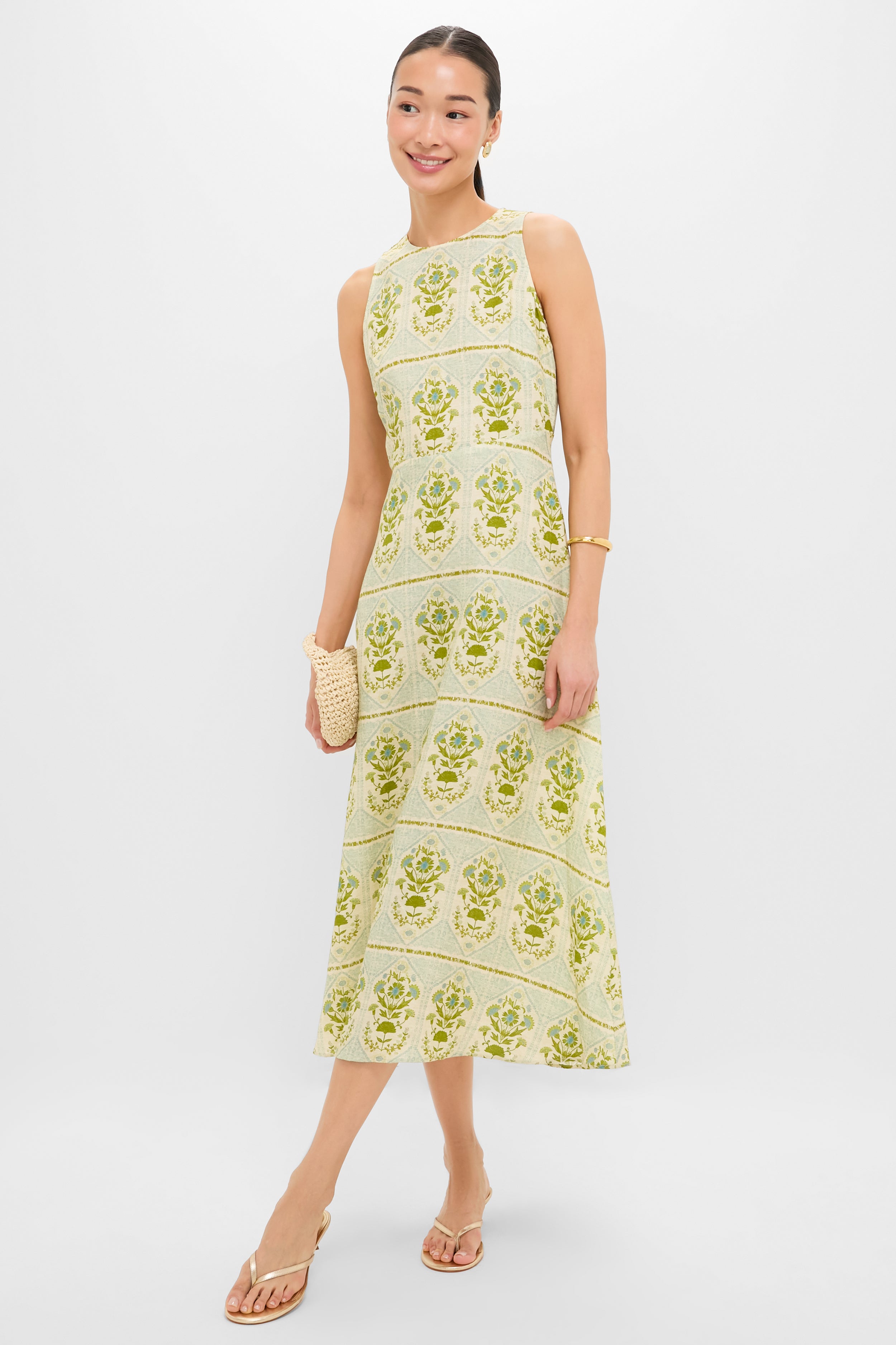 Green Trellis Faith Dress