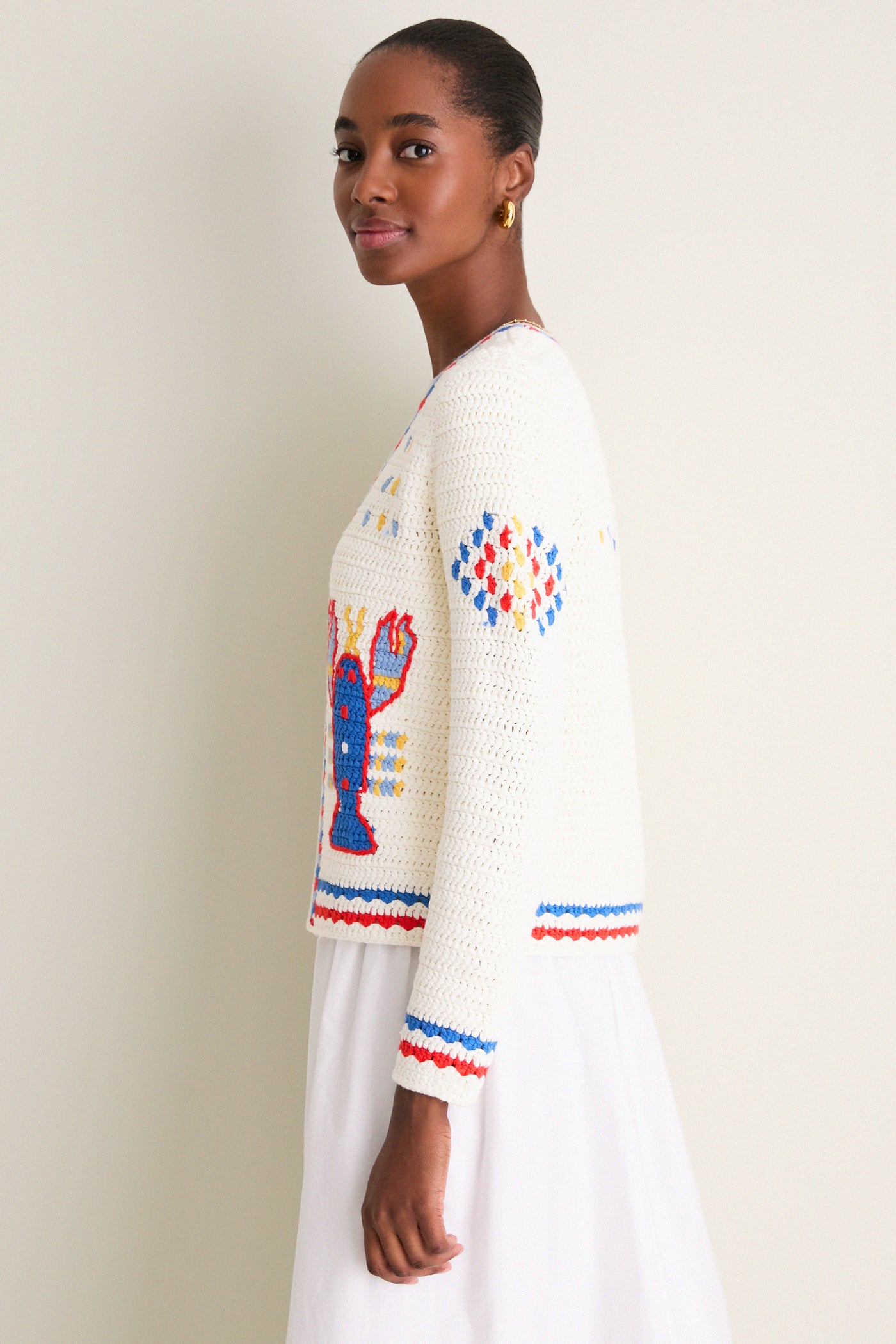 Lobster Multi Callen Cardigan