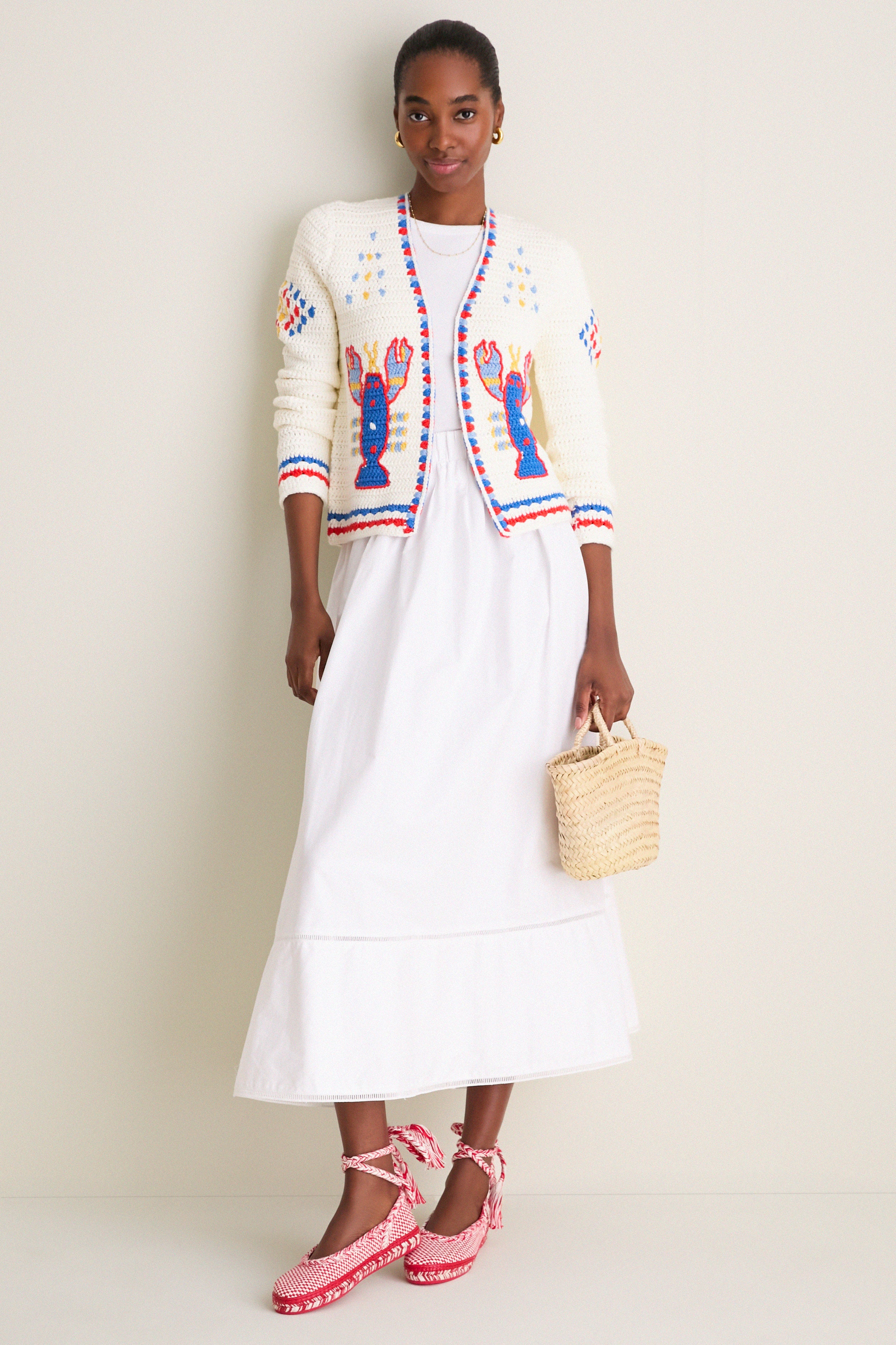 Lobster Multi Callen Cardigan | Hunter Bell