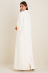 Ivory Crepe Carolina Maxi Dress