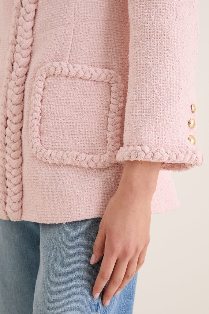 First Blush Braided Trim Shay Jacket