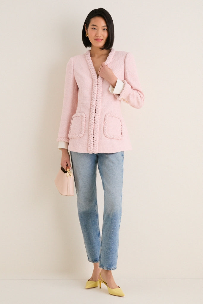 First Blush Braided Trim Shay Jacket