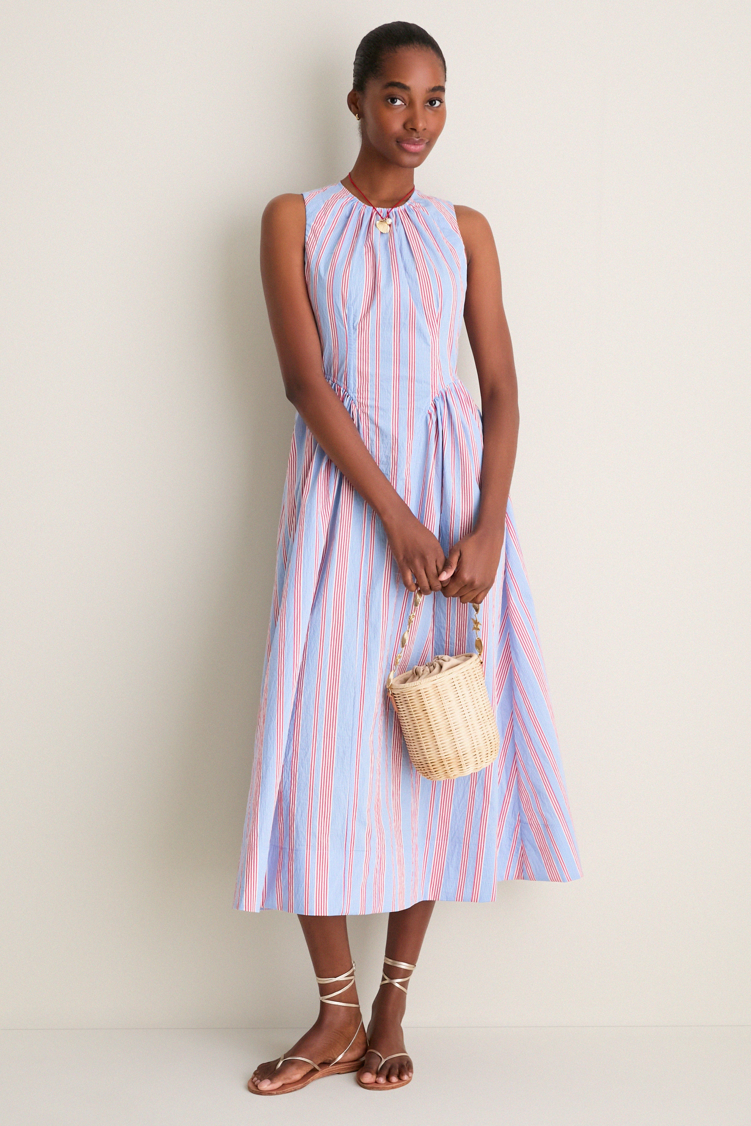 Seaside Stripe Nantucket Dress | Hunter Bell