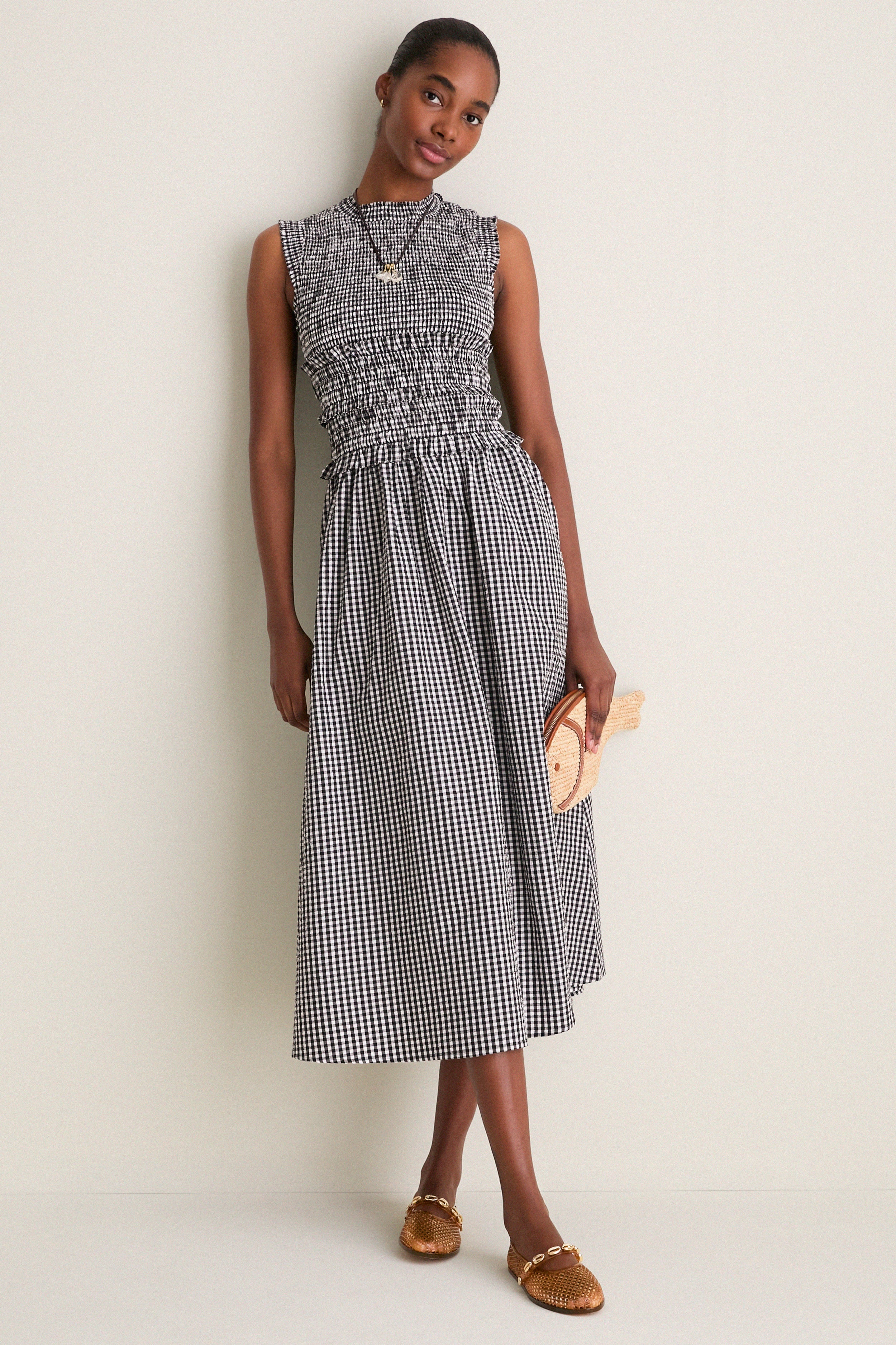 Hunter Bell Black and White Louise Dress Black and White / XS