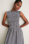 Black and White Louise Dress
